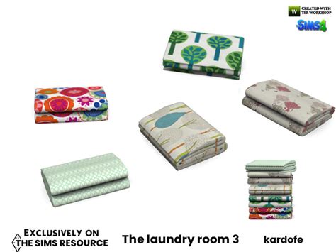 The Sims Resource The Laundry Roomfolded Sheet