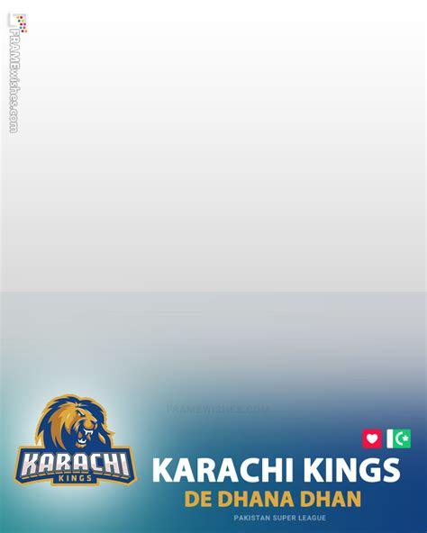Karachi Kings Photo Frame Psl 5 2020