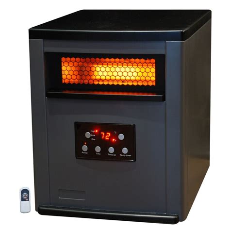 Lifesmart 1500-Watt Infrared Cabinet Electric Space Heater ...