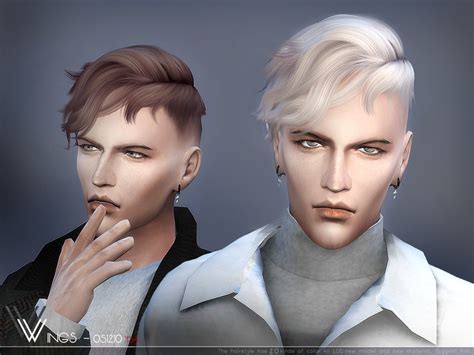 Male Hair 1210 By Wingssims Liquid Sims