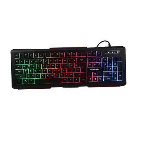 Cosmic Byte Cb Gk 08 Corona Wired Gaming Keyboard With Rainbow Led
