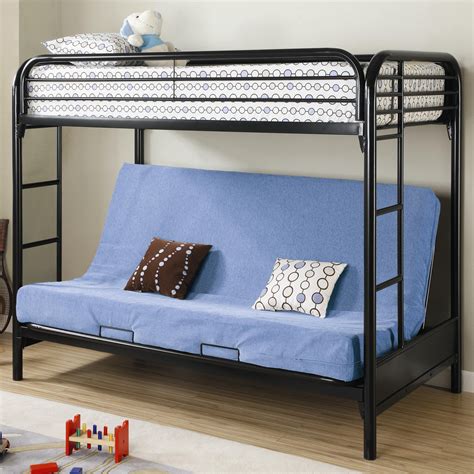 Order now for a fast home delivery or reserve in store. Fordham Twin Over Full Futon Metal Bunk Bed Lowest price - Sofa, Sectional, Bed, Table, Chair ...