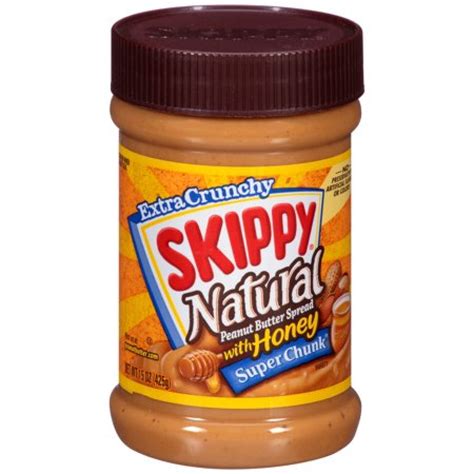 Skippy Natural Super Chunk Peanut Butter 15 Ounce Only 48 Cents