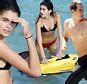 Kaia Gerber And Dad Rande Swim In The Surf In St Barts Daily Mail Online