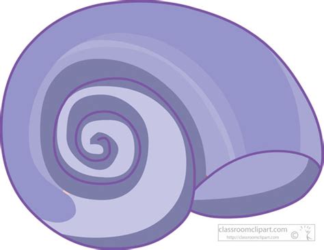 Seashells Clipart Sea Shell Purple Clipart 721 Classroom Clipart
