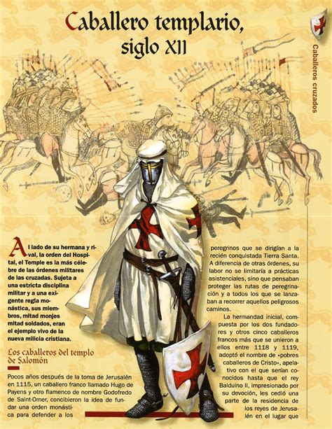 Caballero Templario Xii Caballeros Templarios Templarios