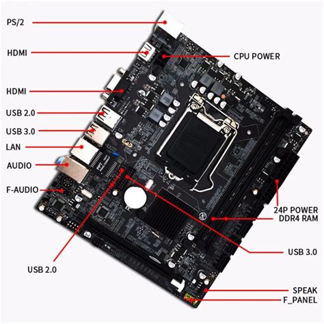 H110 Lga 1151 Mainboard Motherboard For Intel Lga 1151 Socket Sata 6gb