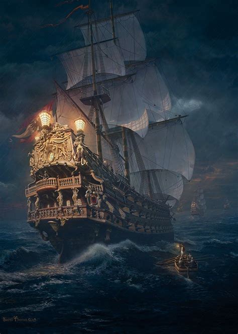 Rough Waters Ahead In The View Of On The High Seas A 1000 Piece Jigsaw