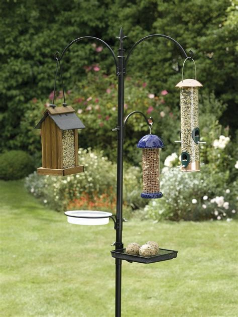Garden Birds New Hanging Wooden Metal Garden Wild Bird Table
