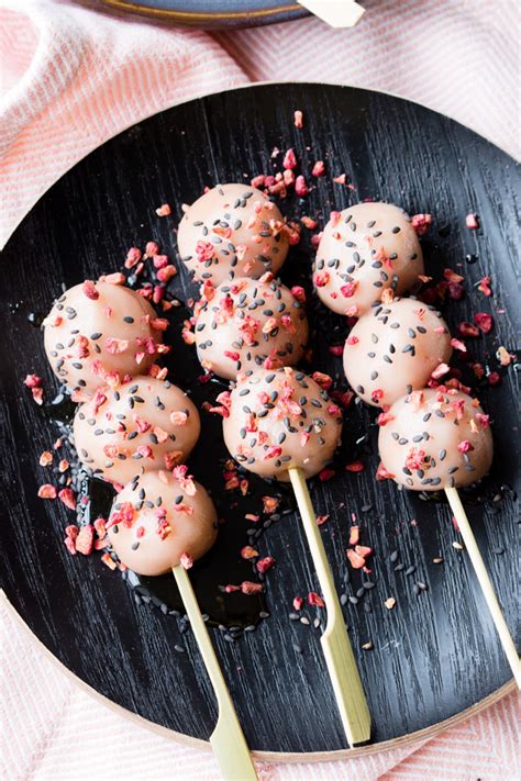 These glutinous rice balls are often found at holiday celebrations, like winter solstice and lantern festival. Strawberry Tang Yuan Dango (Sticky Rice Dumplings) | The ...