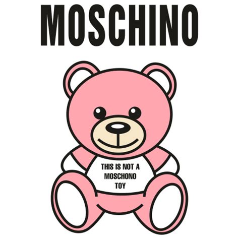 This Is Not A Moschino Toy SVG | Moschino Bear Brand Logo Svg | Fashion