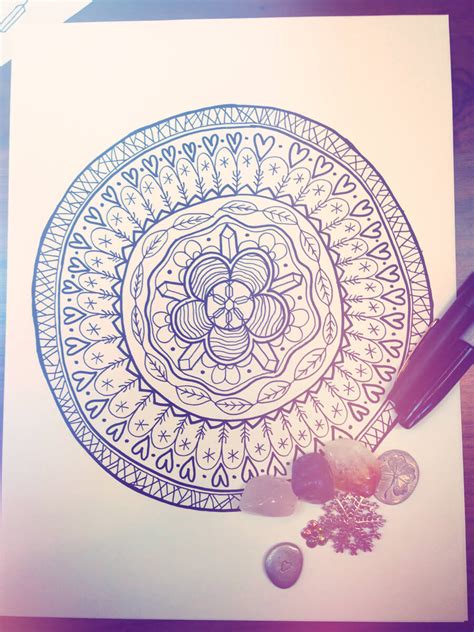 Draw A Personal Mandala Drawing A Mandala Soul Flower Blog