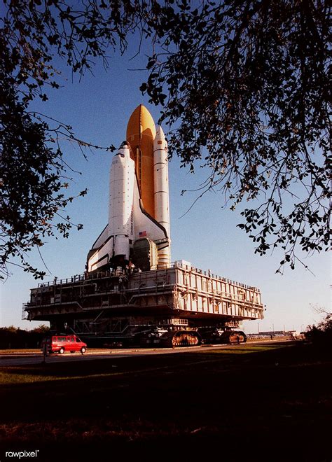 Space Shuttle Endeavour During The Shuttles Rollout To Launch Pad 39a