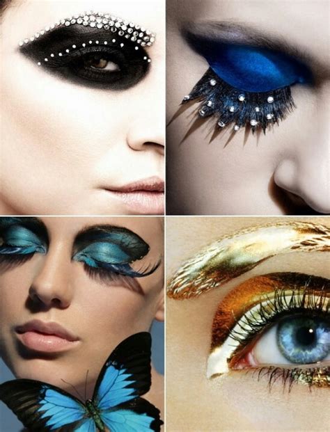 Unique Eye Makeup Looks High Fashion Make Up A Arte De