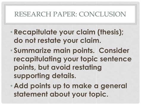 Ppt Research Paper Conclusion Powerpoint Presentation Free Download