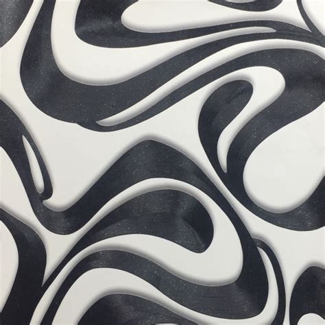 Black And White Modern Swirl Wallpaper Design 99022 Decor City