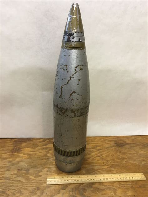 Huge Military 105mm 1944 19 Projectile