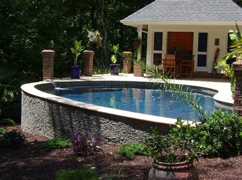 Pool On A Sloped Yard Sincere Forge