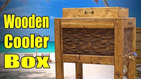 Over 70% new & buy it now; Wooden Ice Chest Patio Bar Plans (see description) (see ...