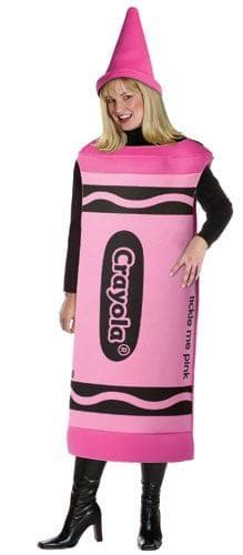 Tickle Pink Crayola Adult Costume Toynkdownunder