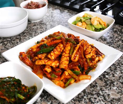 Spicy Stir Fried Squid Ojingeo Bokkeum Recipe By Maangchi