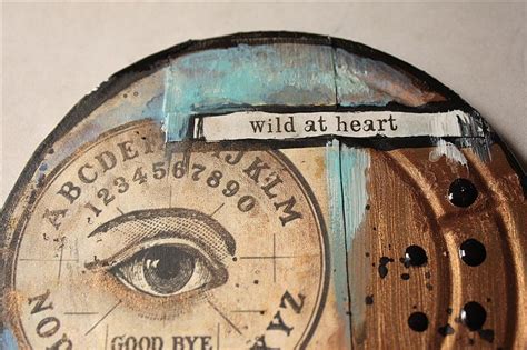Mixed Media Place Altered Clock By Cristin
