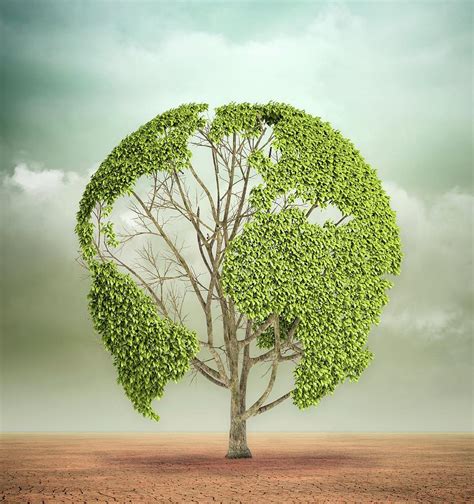 Green Planet Conceptual Artwork By Andrzej Wojcicki