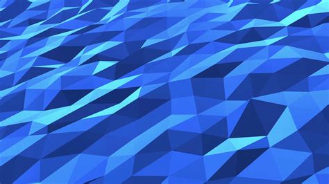 Blue Cyan Polygons Low Poly Seamless Stock Motion Graphics Sbv