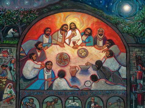 The Last Supper Painting By Jen Norton Pixels Merch