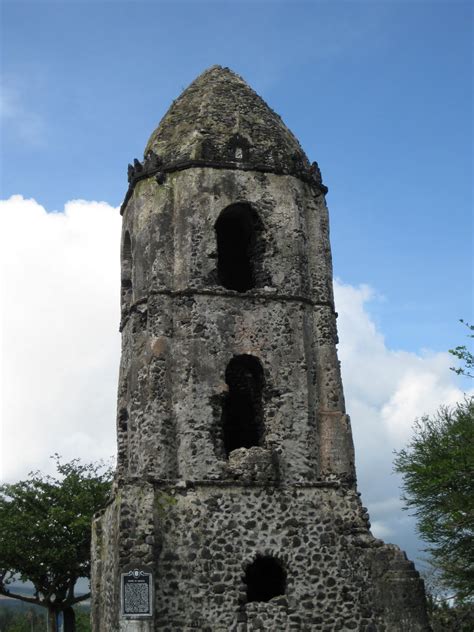 Cagsawa Church Mayon Volcano Christine Loves To Travel