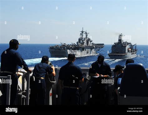 Military Sealift Command Fleet Replenishment Oiler Usns Bridge Hi Res