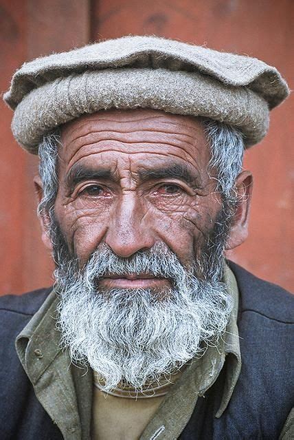 Afghanistan Old Man Portrait Male Portrait Portrait