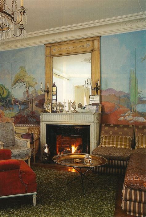 Antique Home Wall Mural Classic Living Room Chic Interior Wall Murals