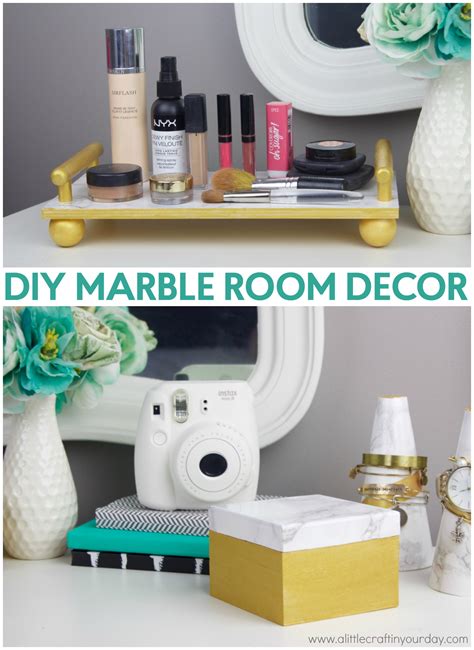 An attic turned artist's studio 11 photos. DIY Marble Room Decor - A Little Craft In Your Day
