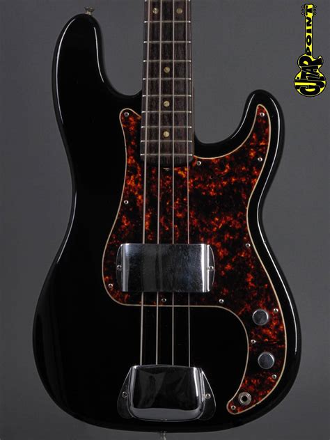 1969 Fender Precision Bass Black Vi69febpblk252467