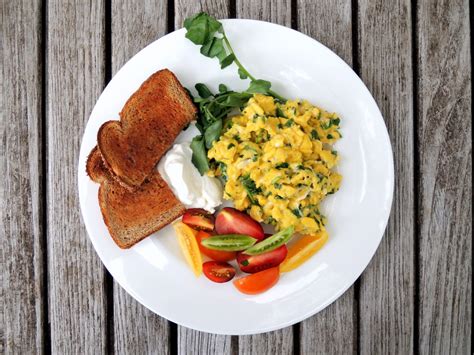 Watercress Scrambled Eggs The Weathered Grey Table