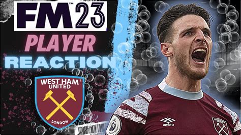🫧legendary Fm23 West Ham ⚒️ Player Ratings Special Fm23 Footballmanager2023 Youtube