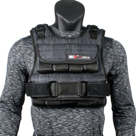 Mir Air Flow Adjustable Weighted Vest Weighted Vest Velcro Belts Vest