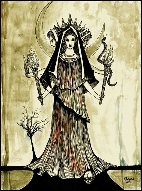 Hekate The Goddess With Three Faces Hekate Hecate Goddess Hecate