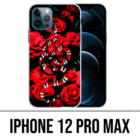 Iphone 12 Pro Max Case Gucci Snake Roses