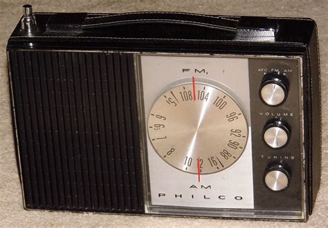 Vintage Philco Transistor Radio Model Nt 912bk Am Fm Bands 10