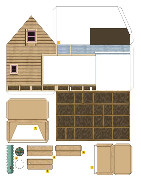 Easy Up House Papercraft Images And Photos Finder