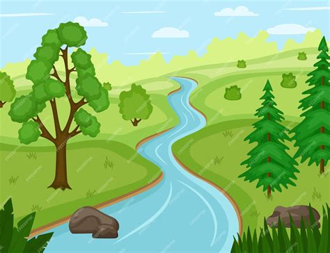 Streams And Rivers Clipart