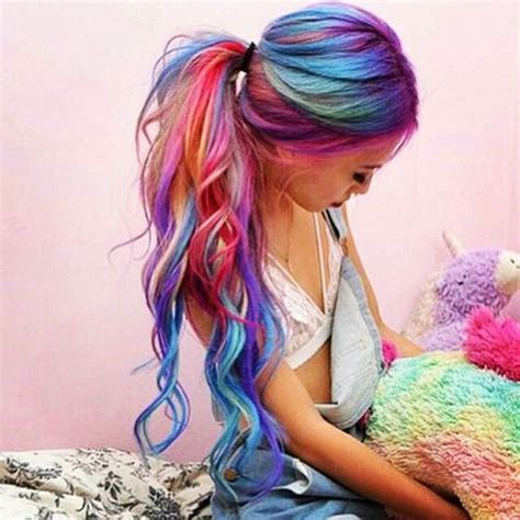 38 Cute Rainbow Hairstyles Ideas Will Want Copy Now Fashionmoe Hair