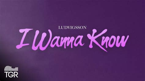 Ludvigsson I Wanna Know Official Lyric Video Youtube