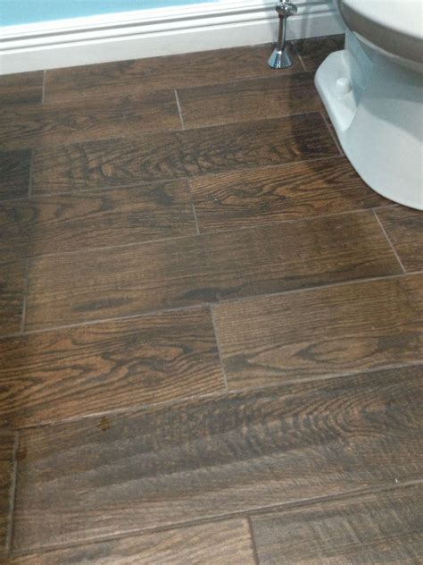 Shower floor tiles festadelamusica info. Porcelain wood look tile in upstairs bathroom. Home Depot ...
