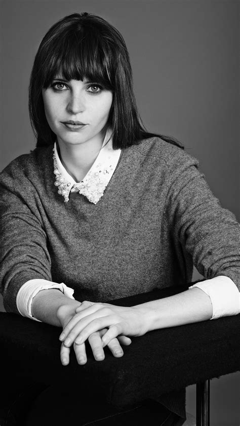 X Felicity Jones Celebrities Girls Hd Monochrome Black And