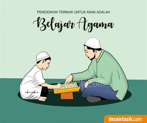 Kartun muslimah saling berbagi via aushuria.wordpress.com. Gambar Kartun Anak Muslim Mengaji Vector | DesainTasik.com