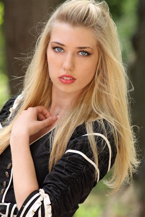 Gorgeous Blonde Girl Stock Photo Image Of European Caucasian 33809444