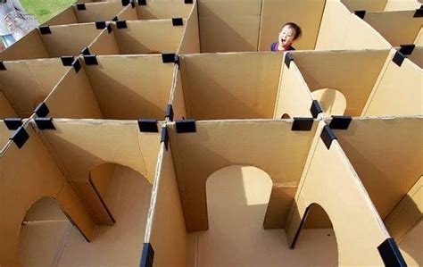 Cardboard Box Maze Musely